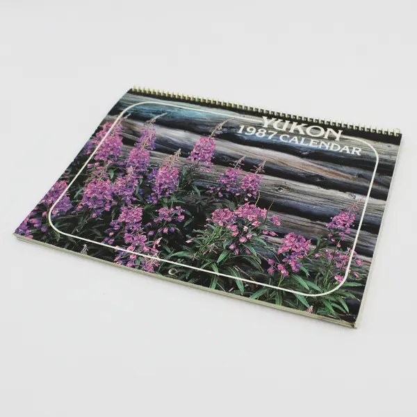 1987 Yukon Wall Calendar Studio North Ltd Spiral Bound Pre-Owned