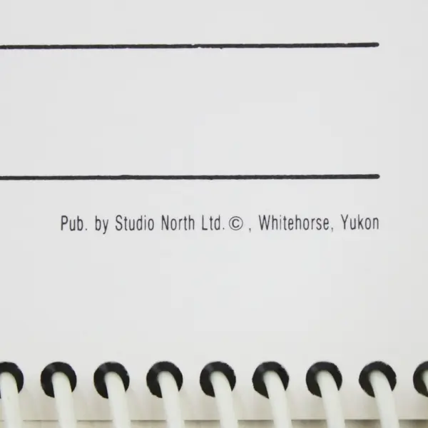 1987 Yukon Wall Calendar Studio North Ltd Spiral Bound Pre-Owned