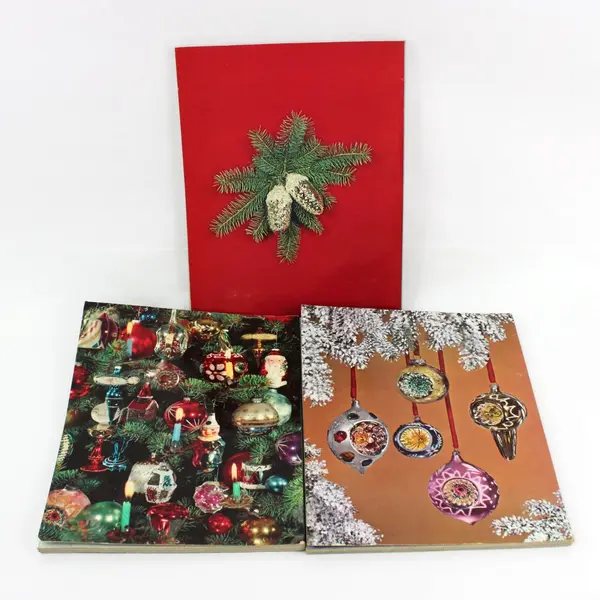 Vintage Lot of 3 Ideals Christmas Magazine 1960s Issues 1963 1965 1968 
