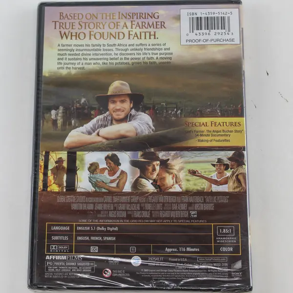 Faith Like Potatoes DVD Movie 2009, #29254 