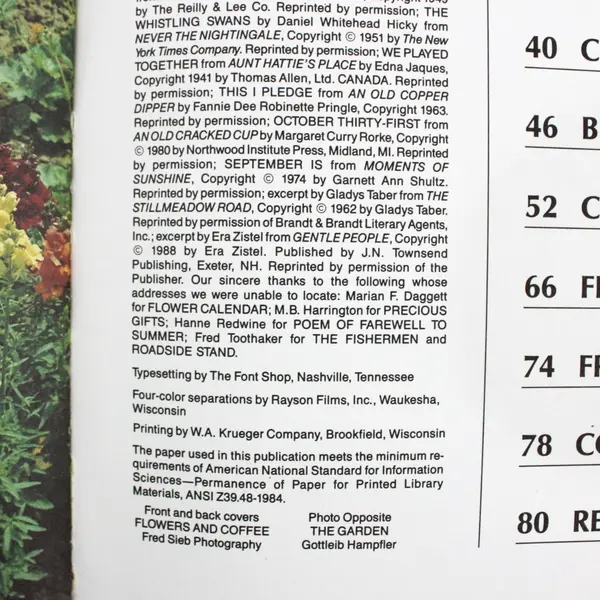 Vintage 1989 Ideals Magazine September Friendship Issue Vol 46 No 6