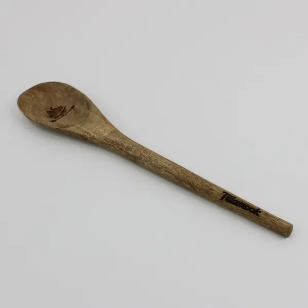 Tillamook Promotional Wooden Cooking Spoon 12 Inch Kitchen Utensil