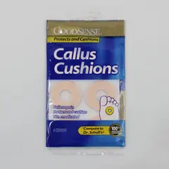 Good Sense Callus Cushions Foot Pads 6 Cushions 