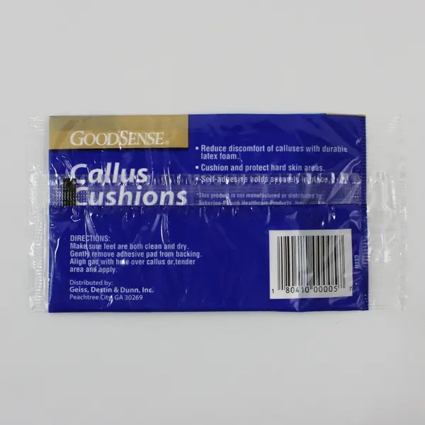 Good Sense Callus Cushions Foot Pads 6 Cushions 