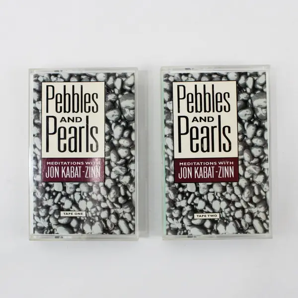 Pebbles and Pearls Jon Kabat-Zinn Cassette Tape Set Guided Meditation