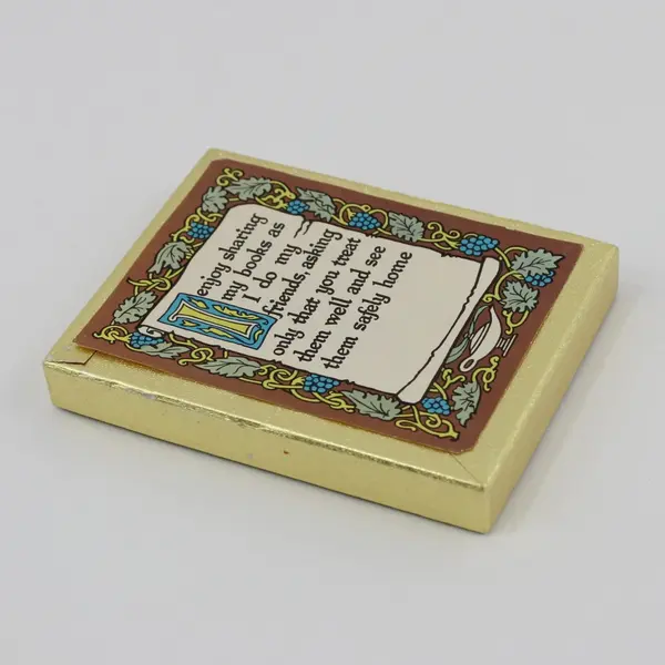 Antioch Vintage I Enjoy Sharing My Books Bookplates 47 Partial Box