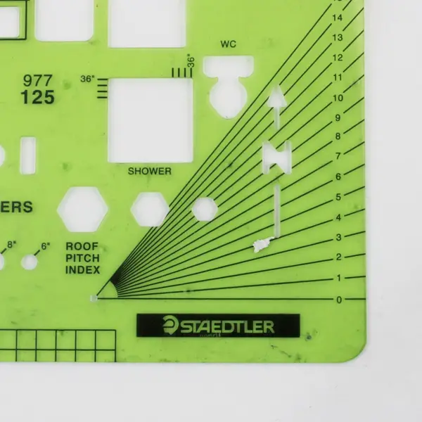 Staedtler 977-125 Architects & Builders Drafting Template