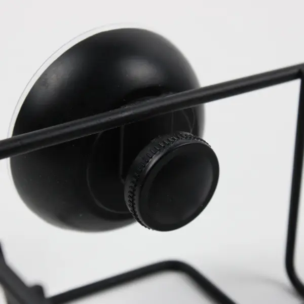 Black Metal Wire Shower Caddy Suction Cup Bathroom Storage Organizer