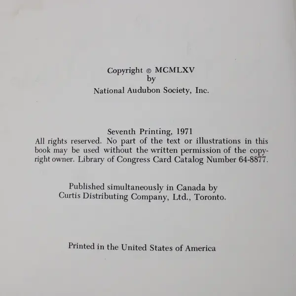 The Audubon Nature Encyclopedia Complete 12-Volume Set 1965 & 1971 Acceptable