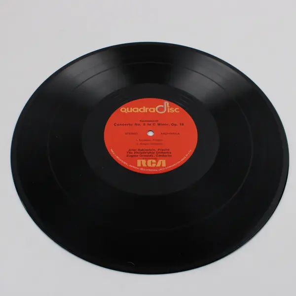 RCA Quadradisc Rachmaninoff Piano Concerto No 2 Rubinstein Ormandy 12" Vinyl