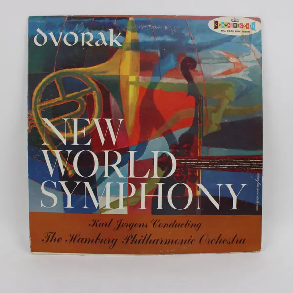 Crown 5137 Dvorak New World Symphony Karl Jergens 2 LP Set 12-inch Vinyl