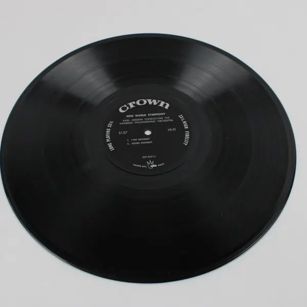Crown 5137 Dvorak New World Symphony Karl Jergens 2 LP Set 12-inch Vinyl