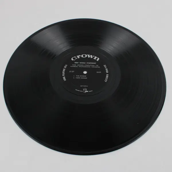 Crown 5137 Dvorak New World Symphony Karl Jergens 2 LP Set 12-inch Vinyl