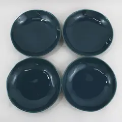 4 Piece Scott Living Marine Blue Stoneware Pasta Bowl Set 9.25" Teal 