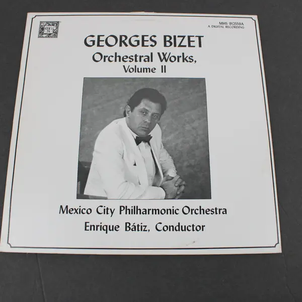 Georges Bizet Orchestral Works II Mexico City Philharmonic Orchestra LP