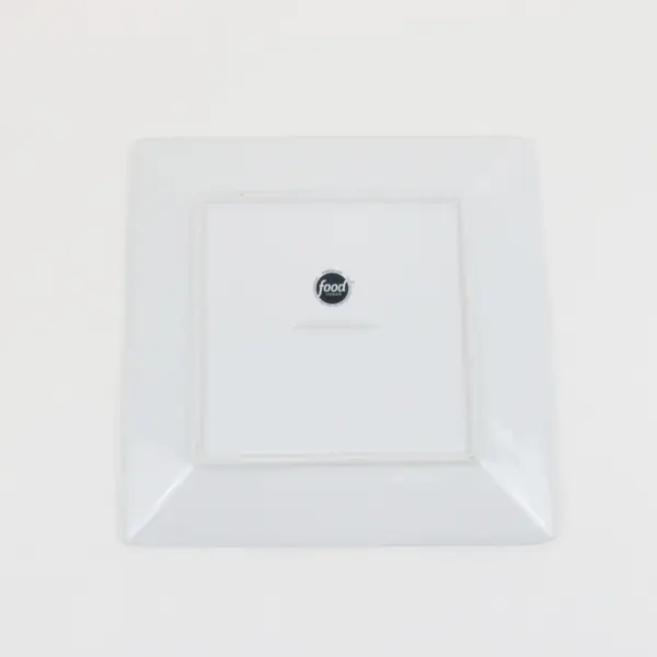Food Network Linzer Christmas Tree Square Tray Plate 10.25 Inch