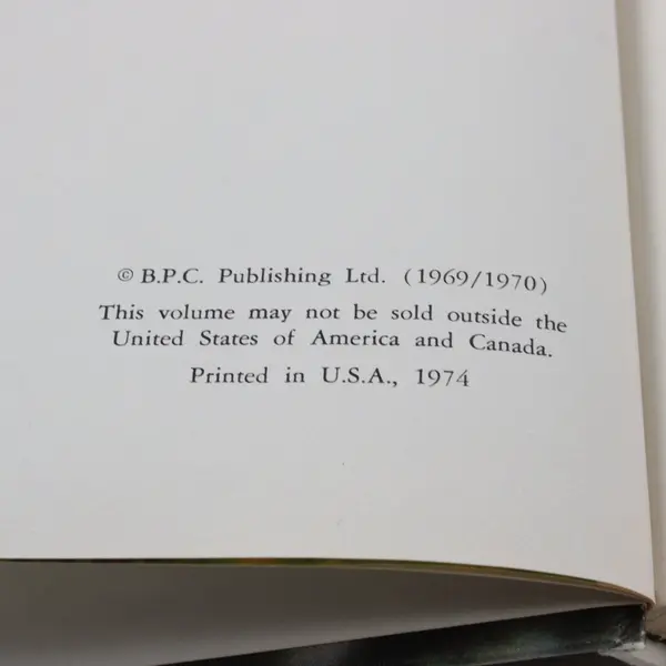 VTG Funk & Wagnalls Wildlife Encyclopedia Vol 3 Hardcover BOB - CAR 1974 Good