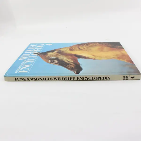 VTG Funk & Wagnalls Wildlife Encyclopedia Vol 4 Hardcover CAR - CON 1974 Good