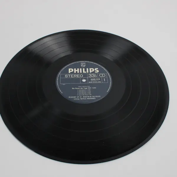 Bach Art of Fugue Philips 6599 810 Multi-Record LP Academy St Martin Marriner