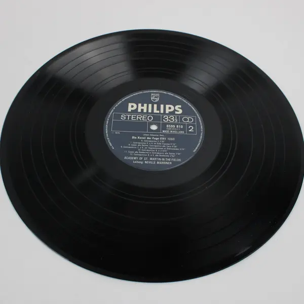 Bach Art of Fugue Philips 6599 810 Multi-Record LP Academy St Martin Marriner