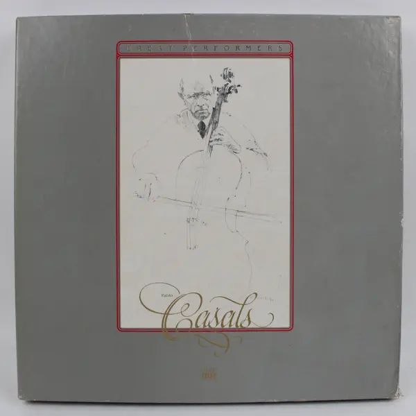 Pablo Casals Time-Life Great Performers Cello  12"Vinyl Record Collection