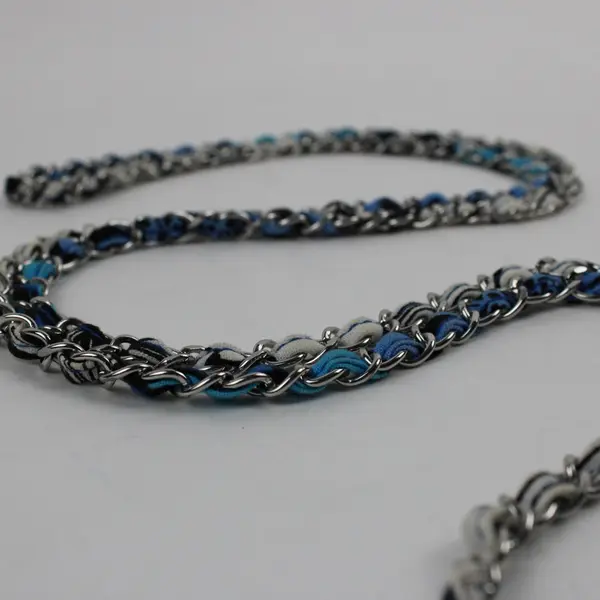 Vera Bradley Blue Bayou Cellphone Crossbody Metal Chain Strap