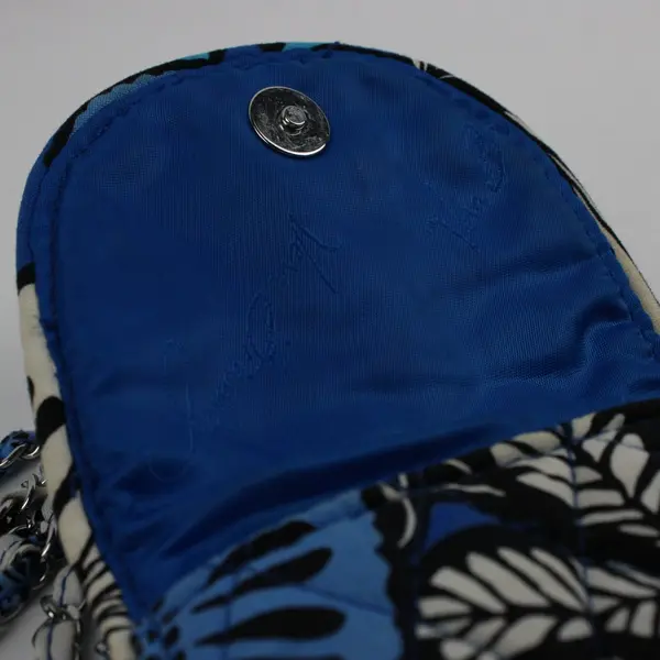 Vera Bradley Blue Bayou Cellphone Crossbody Metal Chain Strap