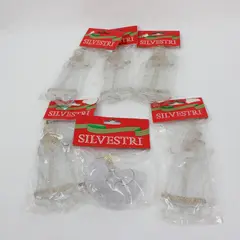 Lot of 6 Silvestri Holiday Ornaments Pre-Owned