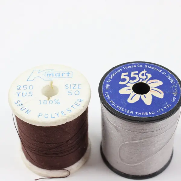 Lot of 5 Mixed Sewing Thread Spools Kmart American Thread Co Quilting