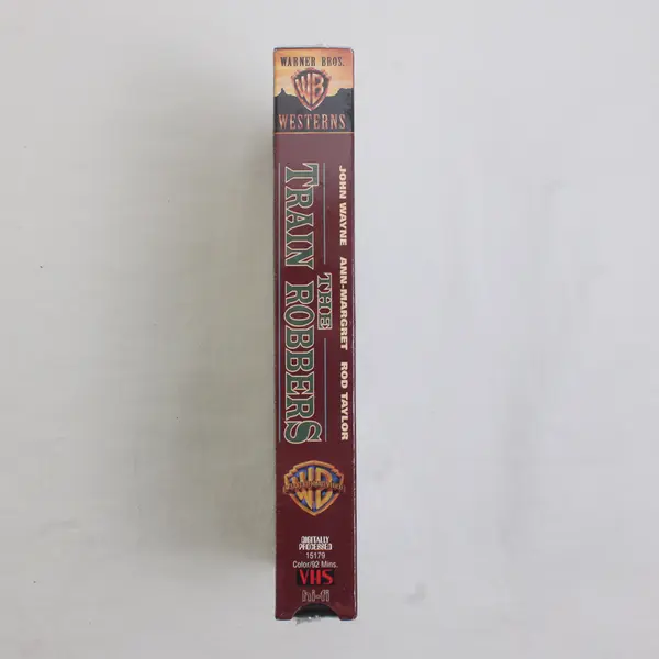 Vintage 1973 The Train Robbers VHS Tape, John Wayne, Ann-Margret, #15179 