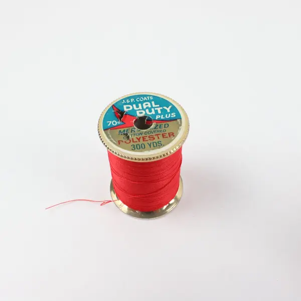 Lot of 5 Used Assorted Sewing Thread Spools J&P Coats Kilburn Mill Pink Blue