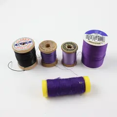 Lot of 5 Clark's Coats & Clark Belding Corticelli Sewing Thread Purple Black