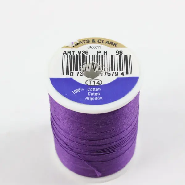 Lot of 5 Clark's Coats & Clark Belding Corticelli Sewing Thread Purple Black