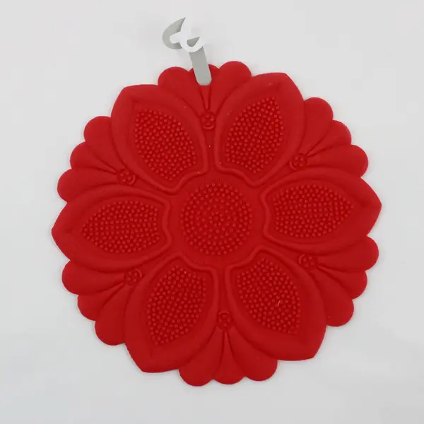 2015 Talisman Designs Red Silicone Nonslip Grip Silicone Hot Pad  Trivet