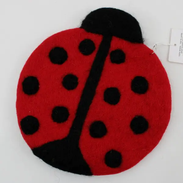 Danica By Jubilee Ladybug Wool Trivet