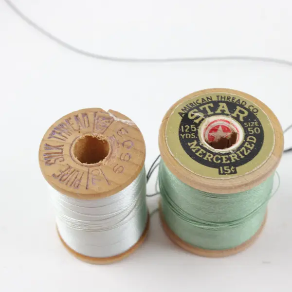 Lot of 7 Assorted Sewing Thread Spools Gutermann Coats Talon Dual Duty Plus
