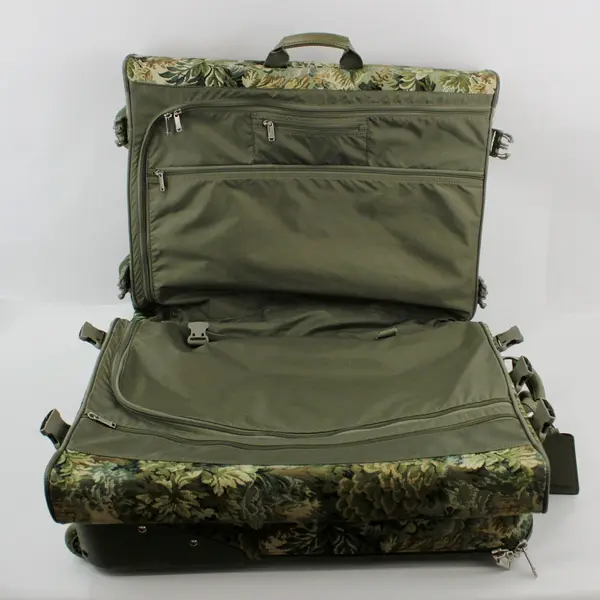 Pathfinder Floral Rolling Folding Wardrobe Garment Bag Luggage