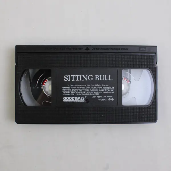 Vintage Sitting Bull 1993 VHS Movie, #8469, Dale Robertson, Iron Eyes Cody 