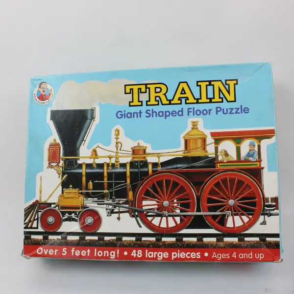 Frank Schaffer FS-56501 Train Giant Shaped Floor Jigsaw Puzzle 48 Pieces 5ft+