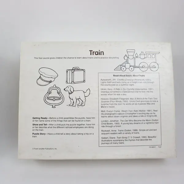 Frank Schaffer FS-56501 Train Giant Shaped Floor Jigsaw Puzzle 48 Pieces 5ft+