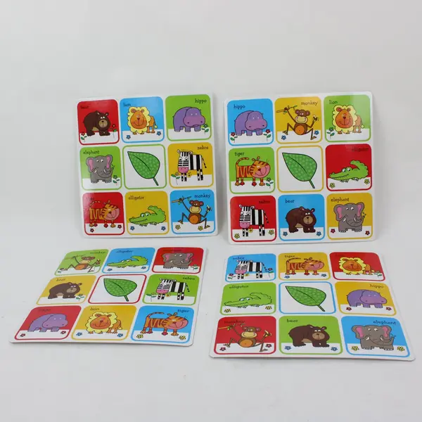 Make Believe Ideas Silly Safari Bingo Animal Children's Game Used