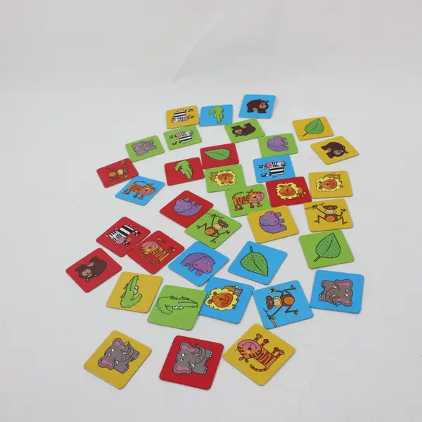 Make Believe Ideas Silly Safari Bingo Animal Children's Game Used