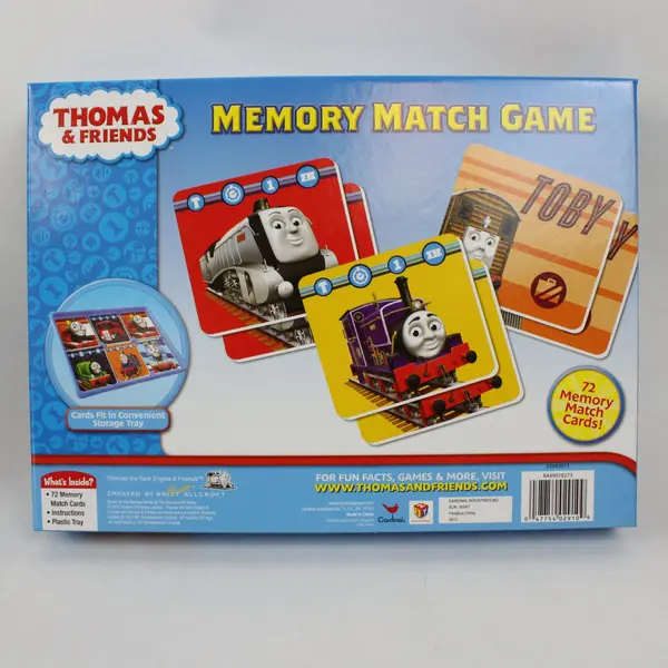 Thomas & Friends Cardinal Memory Match Game 72 Cards Ages 3+