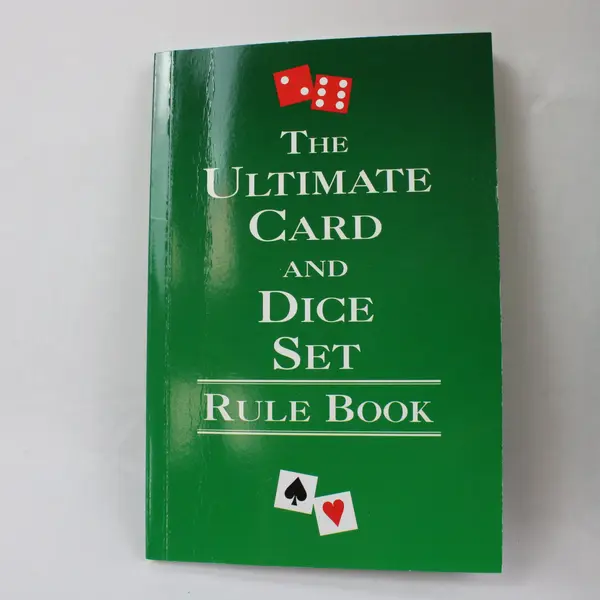 The Ultimate Card and Dice Set Rule Book Rummy Boxed Game