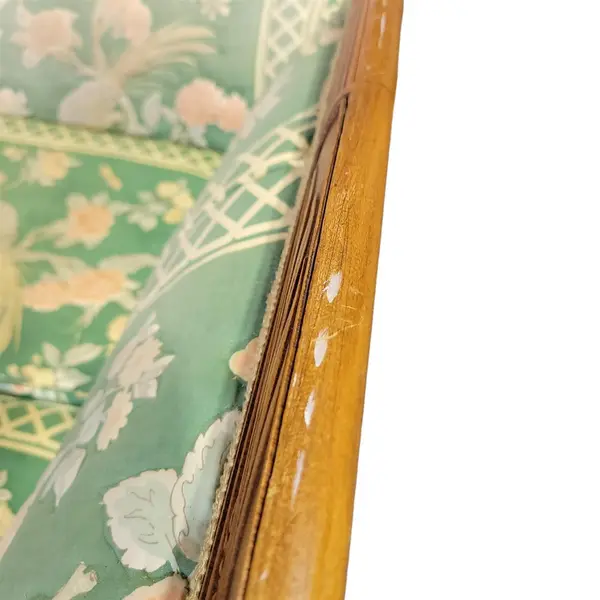Vintage Duncan Phyfe Style Carved Wood Floral Sofa Couch - Freight/Local Pickup