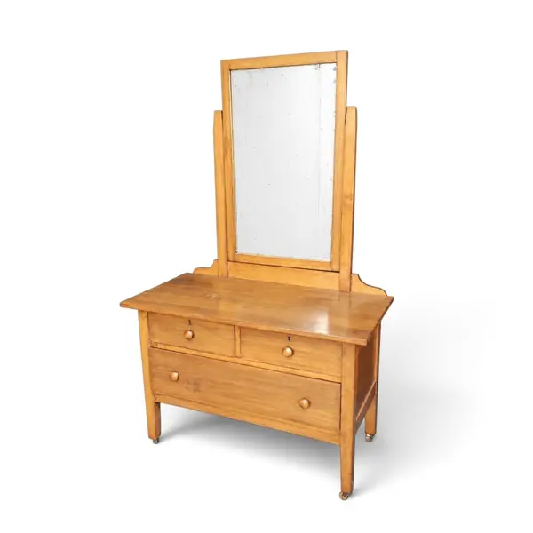 Vintage Doernbecher Mfg Co Wood Dresser w/ Mirror - Freight/Local Pickup