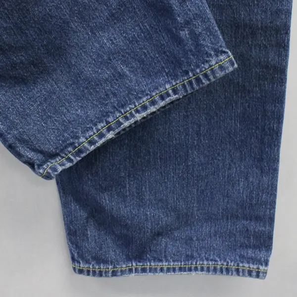 Civilianaire Women's 31x28 (34x28) Japanese Selvedge Daddy Crop Blue Jeans