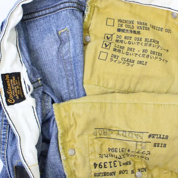 Civilianaire Women's 31x28 (34x28) Japanese Selvedge Daddy Crop Blue Jeans