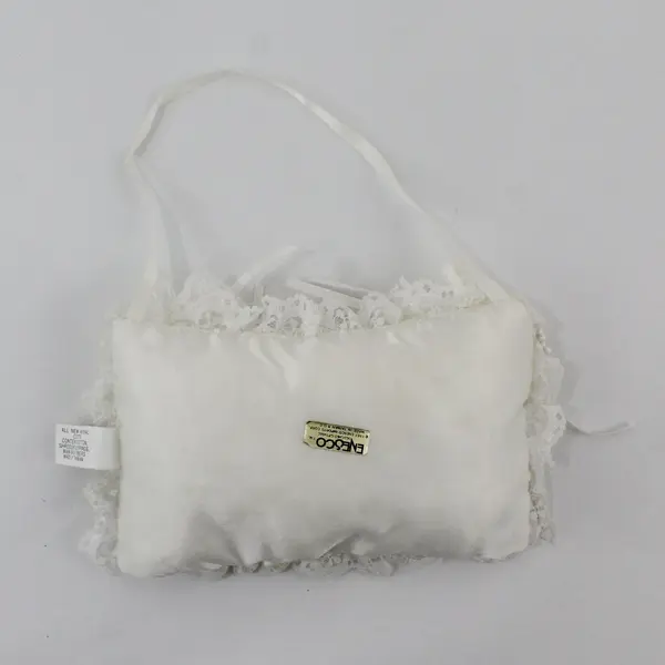Enesco 1987 White Fabric Pillow Keepsake Honeymoon Don't Disturb