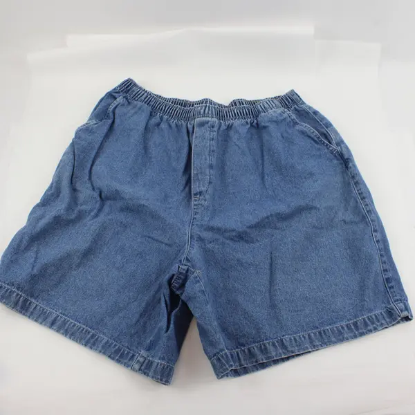 Cabin Creek Women's Denim Pull-On Shorts Medium Wash 18W